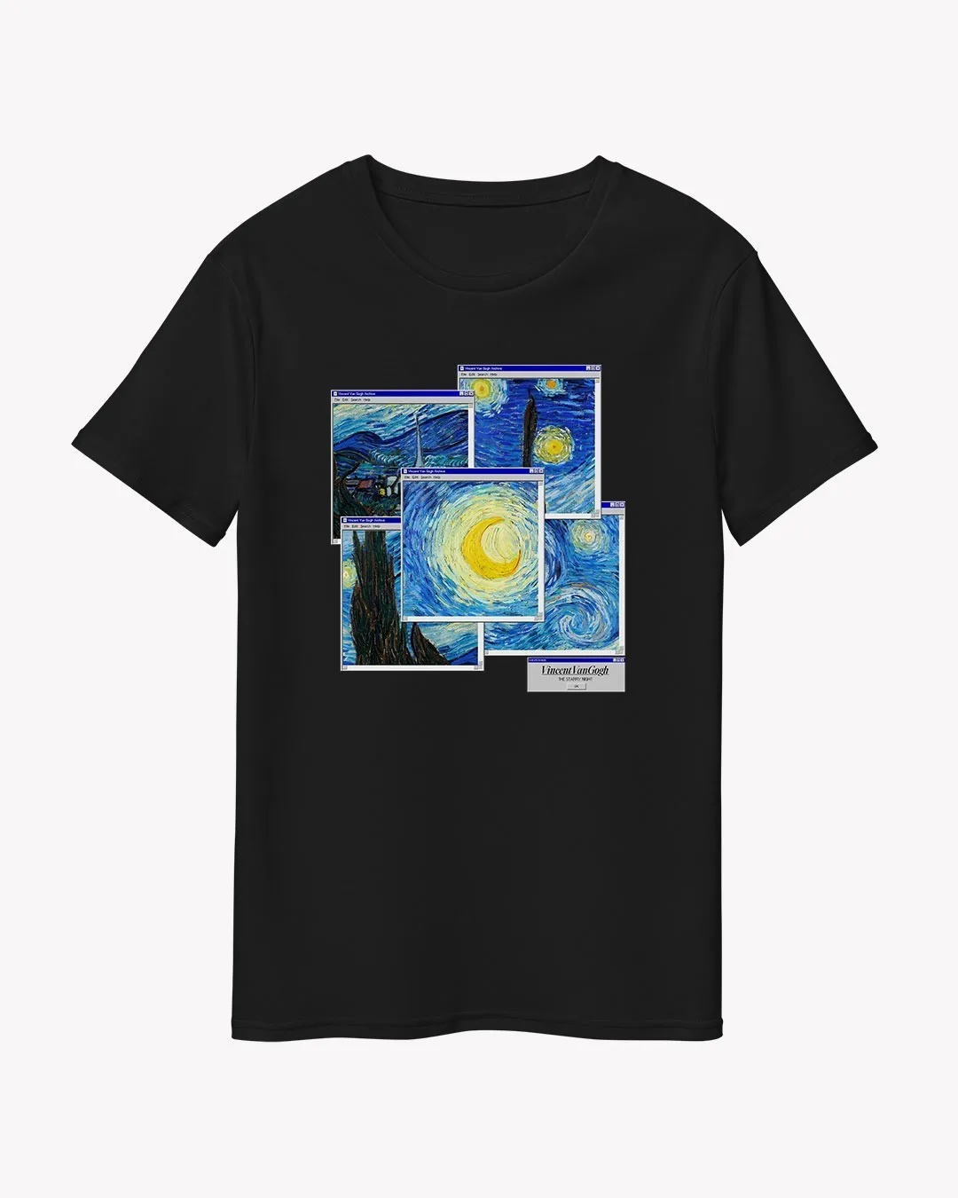تیشرت ونگوگ شبهای پر ستاره  Van Gogh The Starry Night